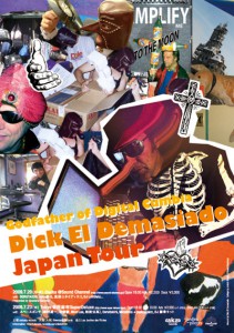 Dick El Demasiado Japan Tour 2009 Flyer